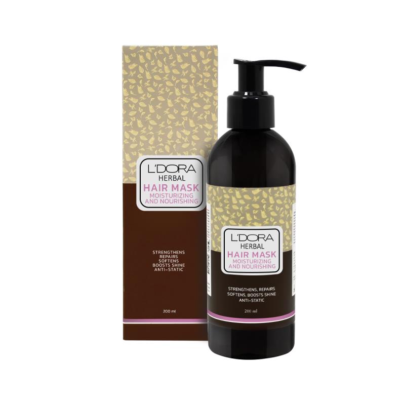 ماسک موی بیرون حمام گیاهی لدورا  200 میلی لیتر